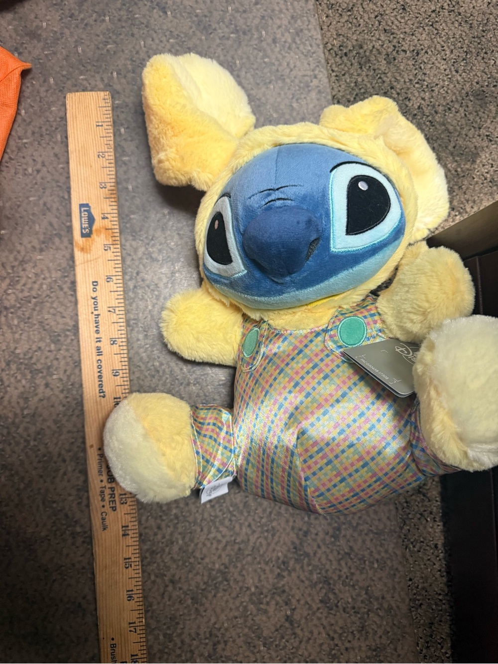 Disney Easter bunny stitch plush new